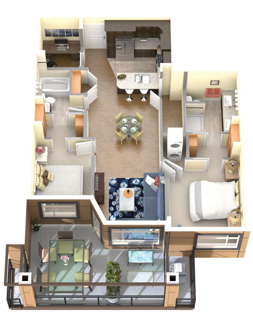 2 Bedroom + Den Plans Yorkson Downs